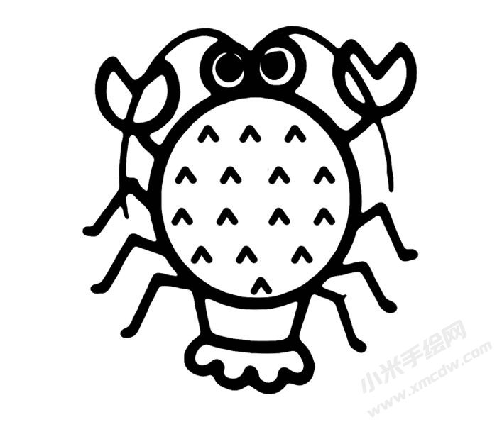 龍蝦兒童簡(jiǎn)筆畫(huà)步驟06.jpg