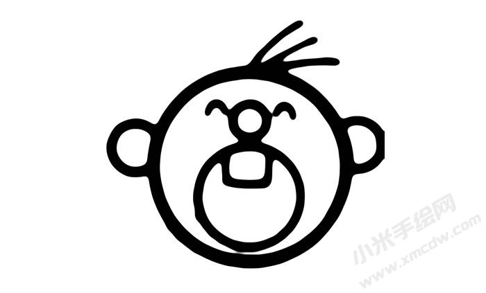 小男孩兒童簡(jiǎn)筆畫(huà)步驟06.jpg