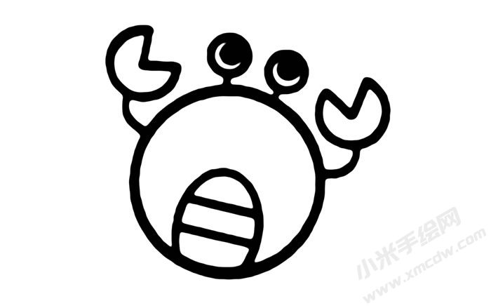螃蟹兒童簡(jiǎn)筆畫步驟05.jpg