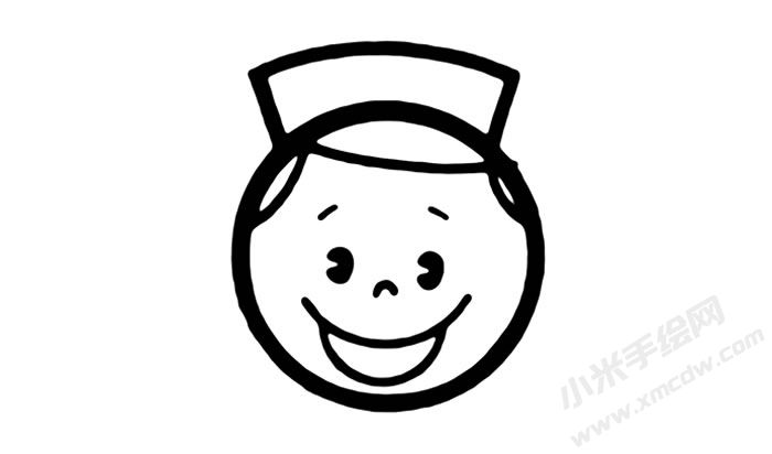 水手兒童簡(jiǎn)筆畫(huà)步驟04.jpg