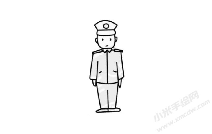 警察幼兒簡筆畫步驟03.jpg