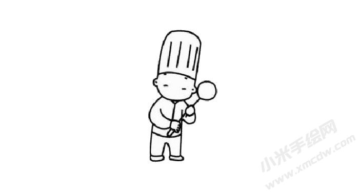 廚師幼兒簡(jiǎn)筆畫步驟02.jpg