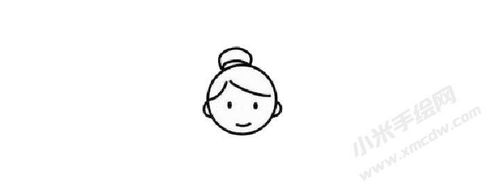 女服務(wù)員幼兒簡(jiǎn)筆畫(huà)步驟01.jpg