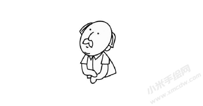 爺爺幼兒簡(jiǎn)筆畫(huà)步驟02.jpg