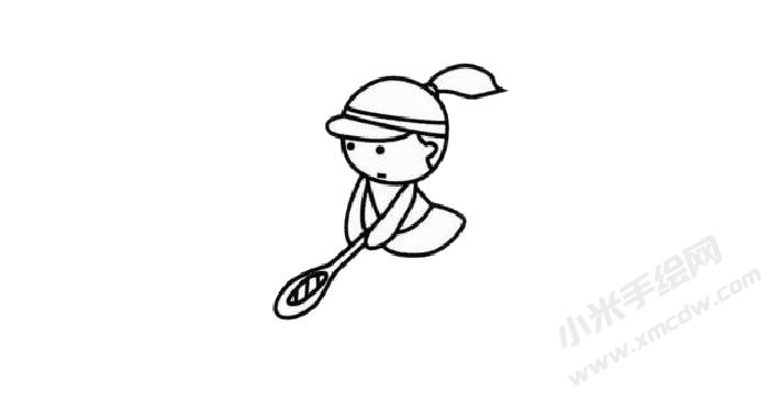 網(wǎng)球選手幼兒簡(jiǎn)筆畫步驟02.jpg