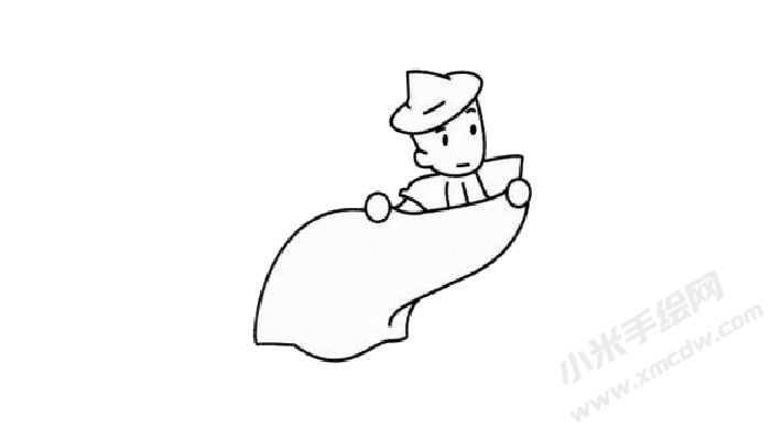 斗牛士幼兒簡(jiǎn)筆畫步驟02.jpg
