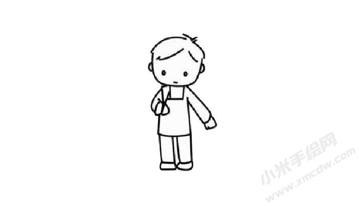 理發(fā)師幼兒簡(jiǎn)筆畫步驟02.jpg