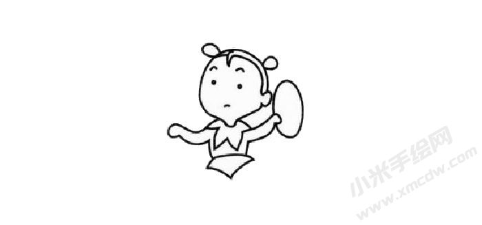 哪吒兒童簡(jiǎn)筆畫步驟02.jpg