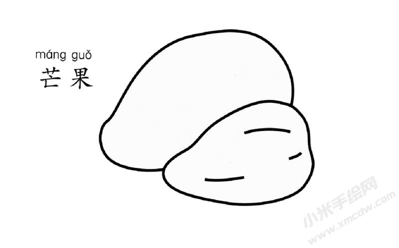 芒果兒童簡(jiǎn)筆畫圖片