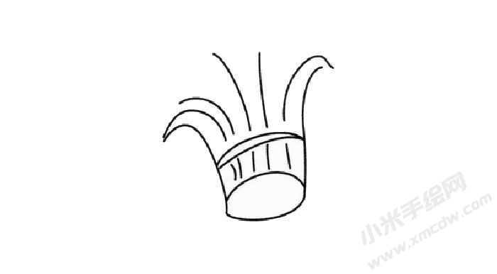 韭菜兒童簡(jiǎn)筆畫步驟03.jpg