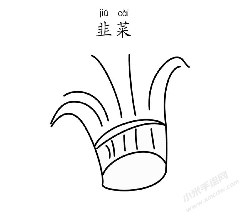 韭菜兒童簡(jiǎn)筆畫圖片