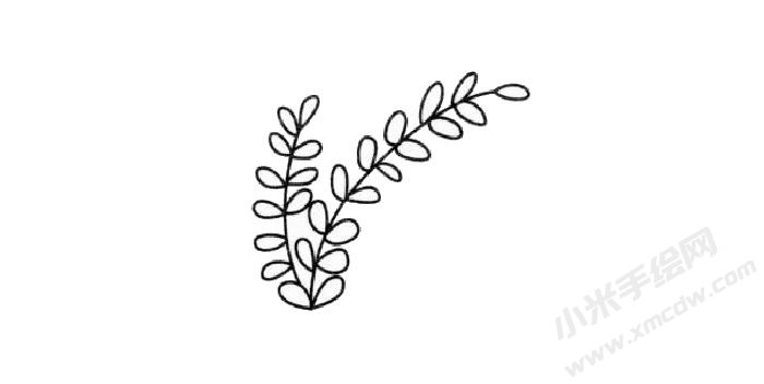 含羞草簡(jiǎn)筆畫(huà)創(chuàng)作步驟03.jpg