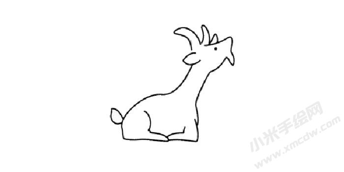 山羊簡(jiǎn)筆畫繪制步驟03.jpg