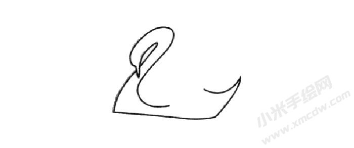 天鵝兒童簡(jiǎn)筆畫繪制步驟01.jpg