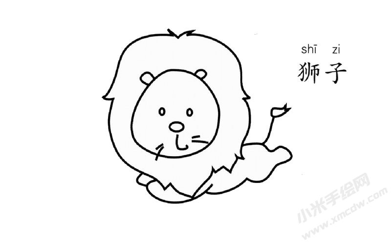 如何畫(huà)獅子？獅子簡(jiǎn)筆畫(huà)圖片