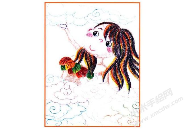 女?huà)z補(bǔ)天油畫(huà)棒創(chuàng)作步驟02.jpg