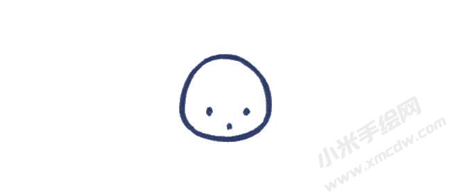 烏龜簡(jiǎn)筆畫繪制步驟01.jpg