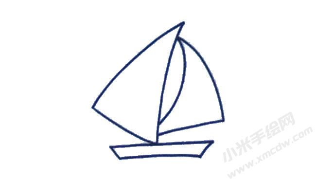 帆船幼兒簡(jiǎn)筆畫繪制步驟03.jpg