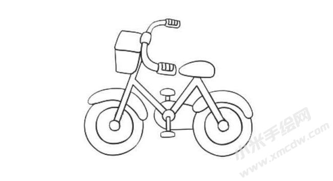 自行車簡(jiǎn)筆畫繪制步驟08.jpg