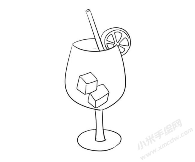 果汁簡(jiǎn)筆畫繪制步驟09.jpg