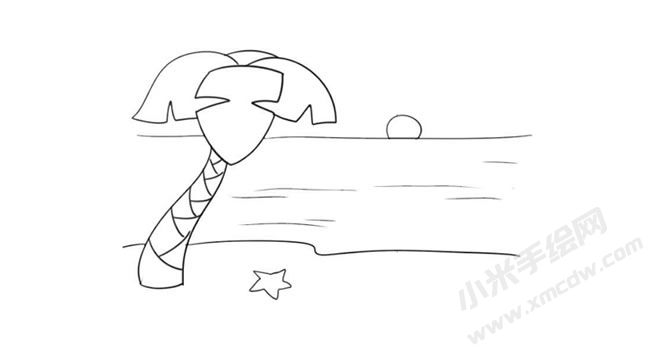 海邊簡(jiǎn)筆畫繪制步驟09.jpg