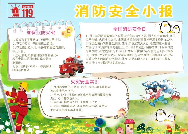 消防安全小報手抄報模板03.jpeg