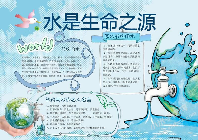 水是生命之源手抄報(bào)模板01.jpg