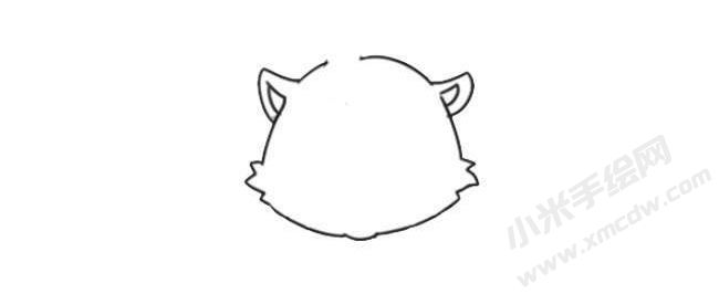貓咪簡(jiǎn)筆畫繪制步驟01.jpg
