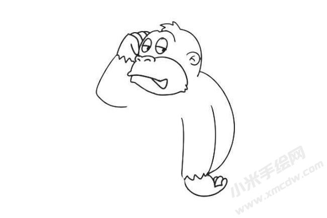 猩猩簡(jiǎn)筆畫法步驟06.jpg