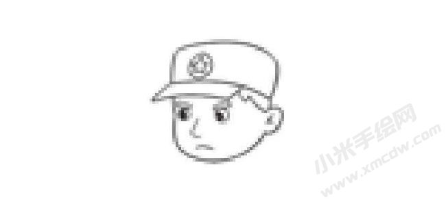 軍人簡(jiǎn)筆畫法步驟03.jpg