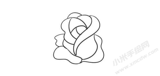 玫瑰簡(jiǎn)筆畫(huà)法步驟04.jpg