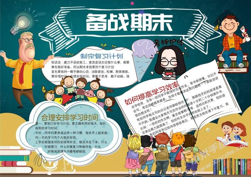 備戰(zhàn)期末手抄報(bào)模板01.jpg