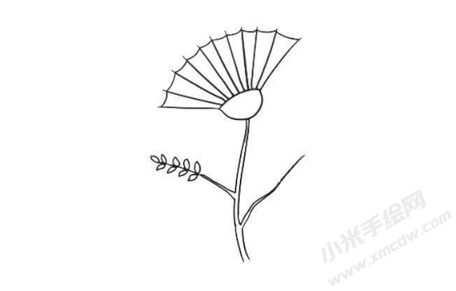 合歡花簡筆畫法步驟07.jpg