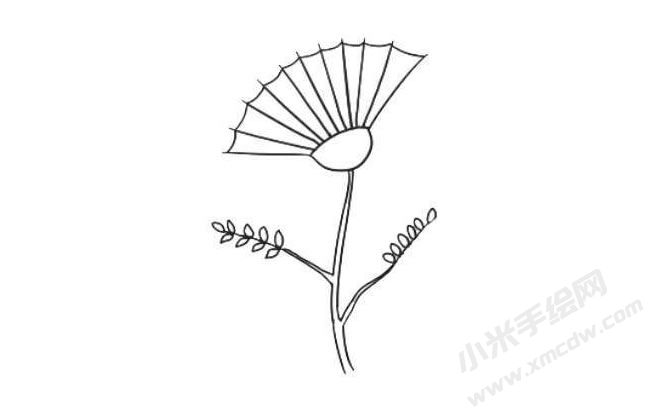 合歡花簡筆畫法步驟08.jpg