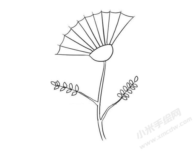 合歡花簡筆畫法步驟09.jpg