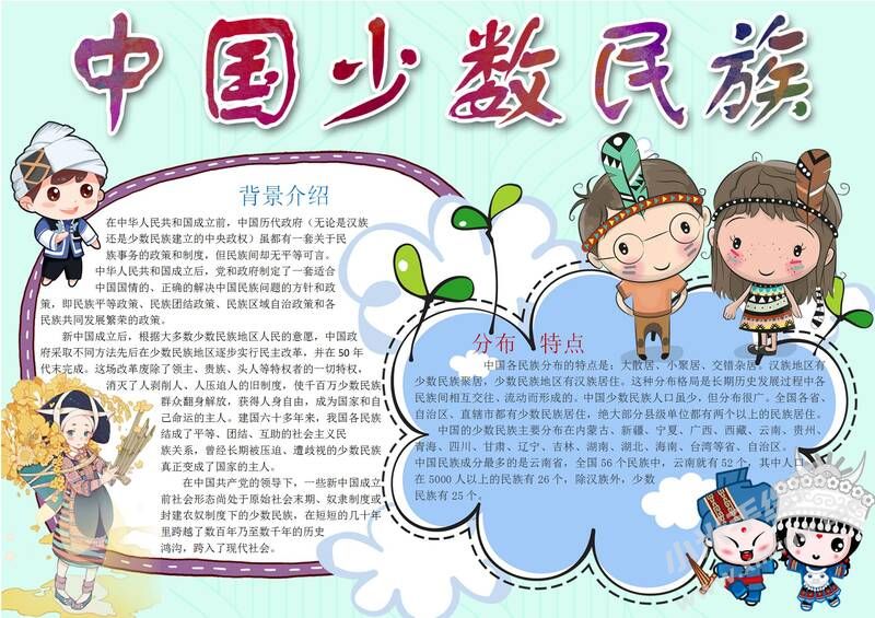 中國(guó)少數(shù)民族手抄報(bào)模板05.jpg