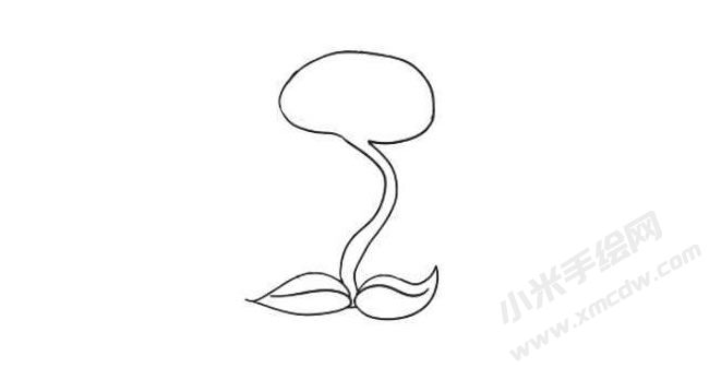 捕蠅草簡(jiǎn)筆畫繪制步驟02.jpg