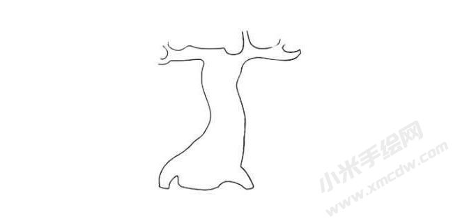 松樹(shù)簡(jiǎn)筆畫(huà)繪制步驟03.jpg