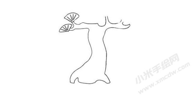 松樹(shù)簡(jiǎn)筆畫(huà)繪制步驟04.jpg