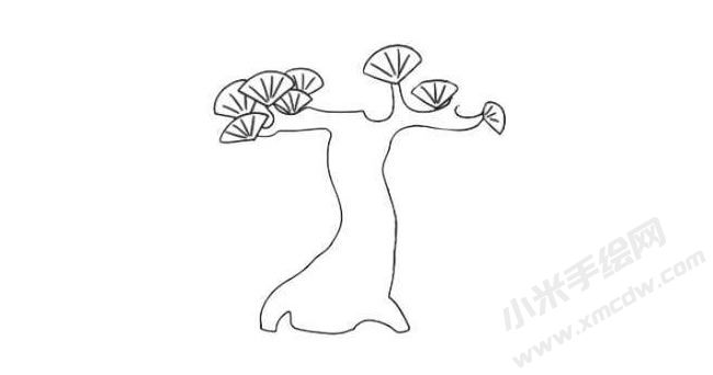松樹(shù)簡(jiǎn)筆畫(huà)繪制步驟06.jpg