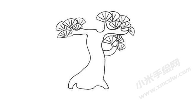 松樹(shù)簡(jiǎn)筆畫(huà)繪制步驟08.jpg