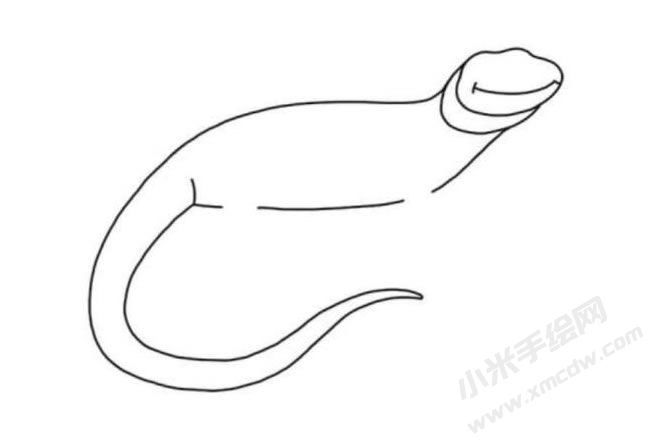 蜥蜴筆畫(huà)分步繪制圖示03.jpg