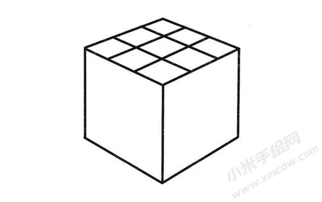 魔方簡(jiǎn)筆畫分步繪制圖示04.jpg