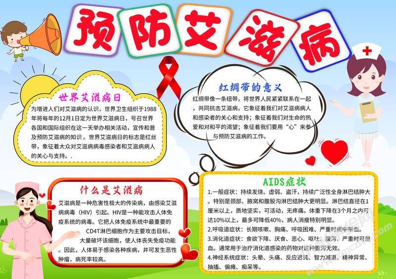 預(yù)防艾滋病手抄報(bào)模板有字版.jpg
