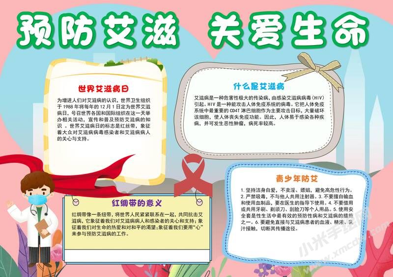 預(yù)防艾滋關(guān)愛生命小報模板有字版.jpg