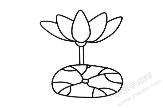 荷花簡(jiǎn)筆畫分步繪制圖示05.jpg