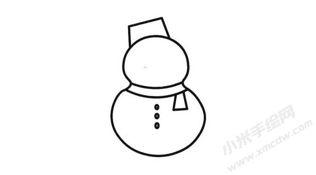 雪人簡筆畫分步繪制圖示03.jpg
