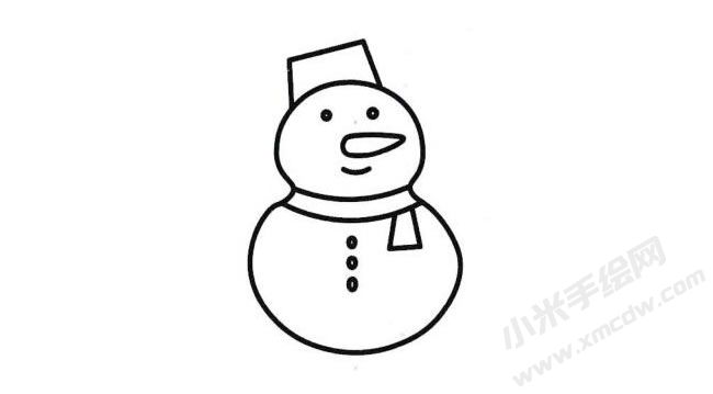雪人簡筆畫分步繪制圖示04.jpg