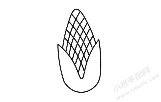 玉米簡(jiǎn)筆畫(huà)分步繪制圖示04.jpg