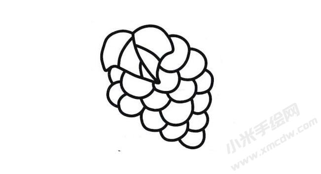 葡萄簡(jiǎn)筆畫分步繪制圖示02.jpg